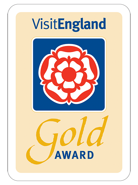 The Visit England Gold Award accreditation image