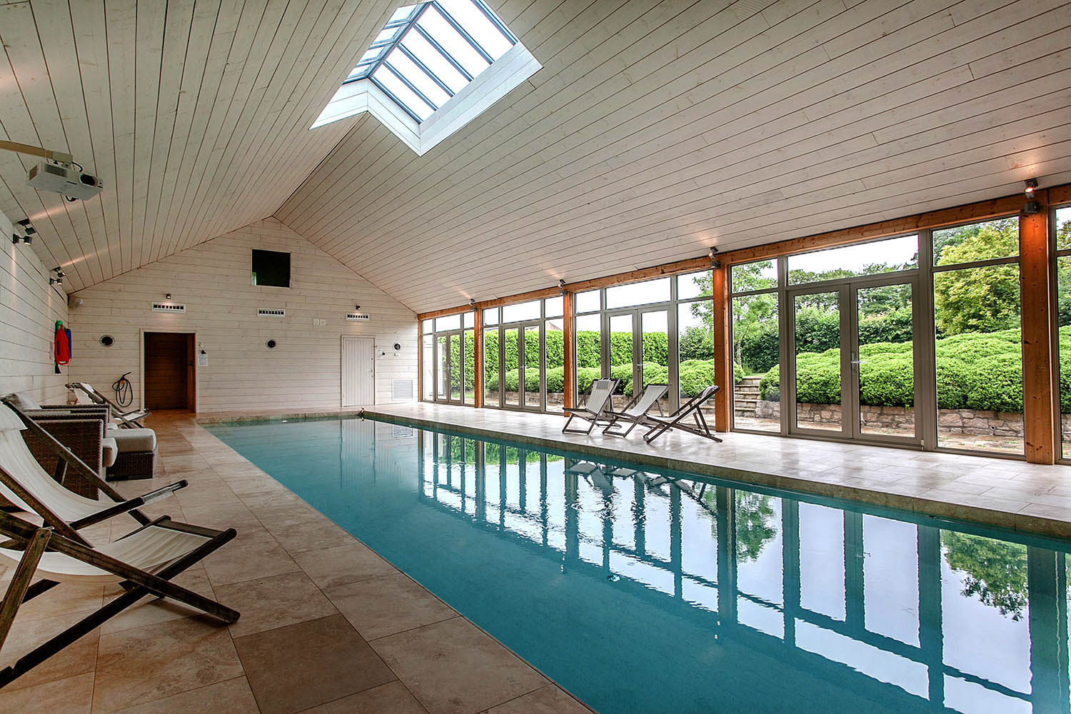 The swimming pool at Lilycombe Farm