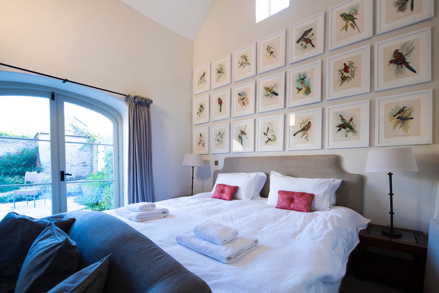 image of the main bedroom at The Garden House