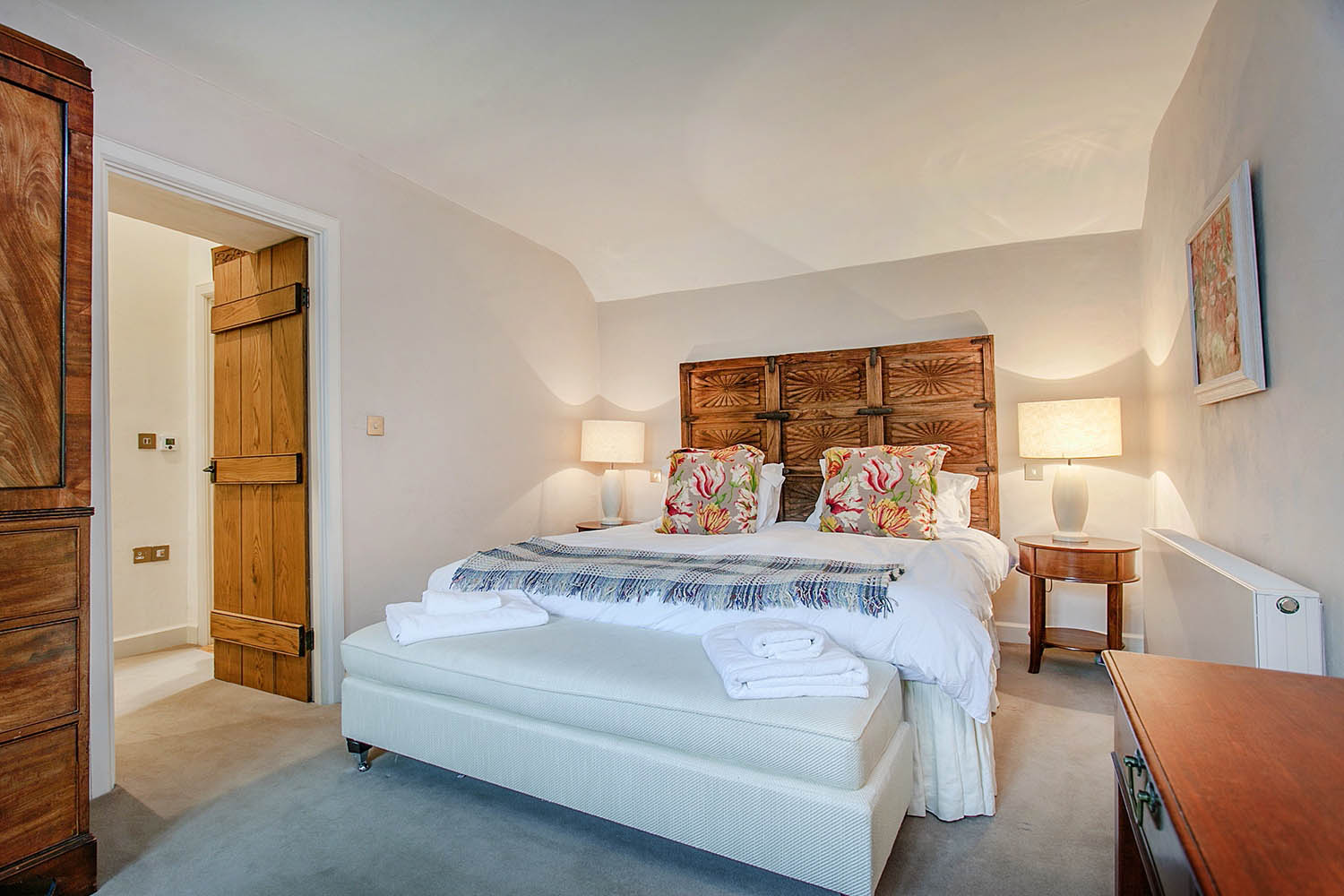 The French Bedroom at The Garden House, Lilycombe Farm