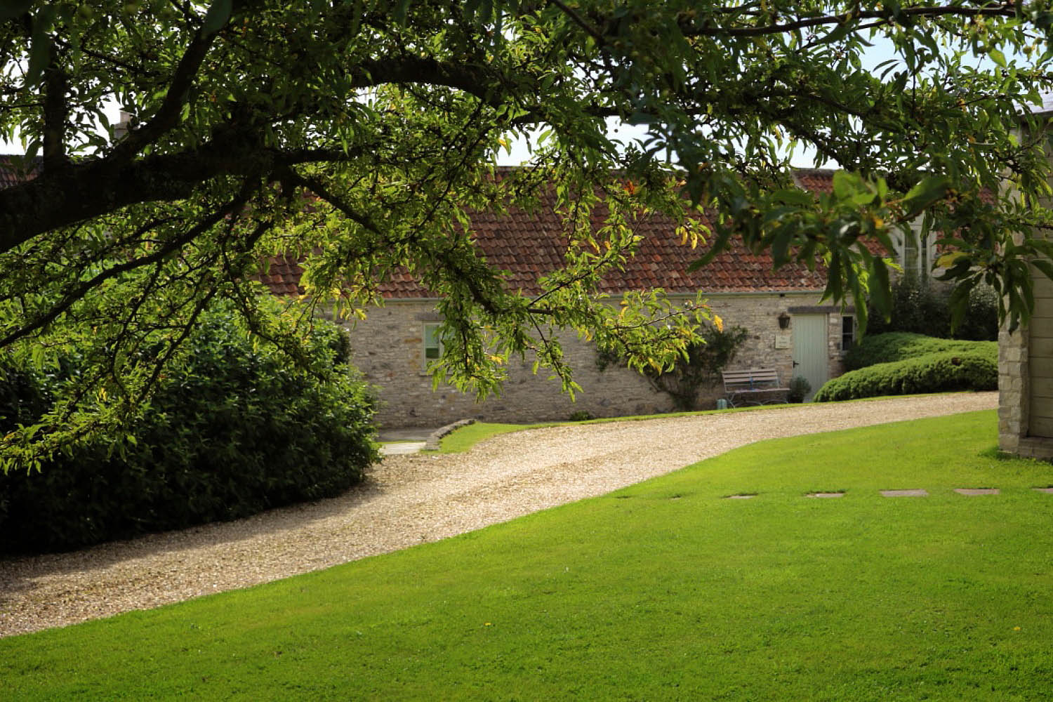 image of the door to The Garden House, Lilycombe Farm