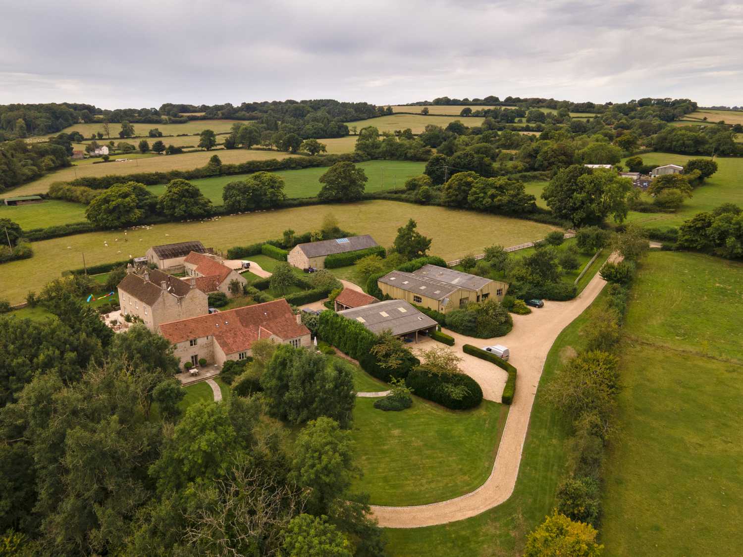 Aerial Lilycombe luxury holiday.jpg