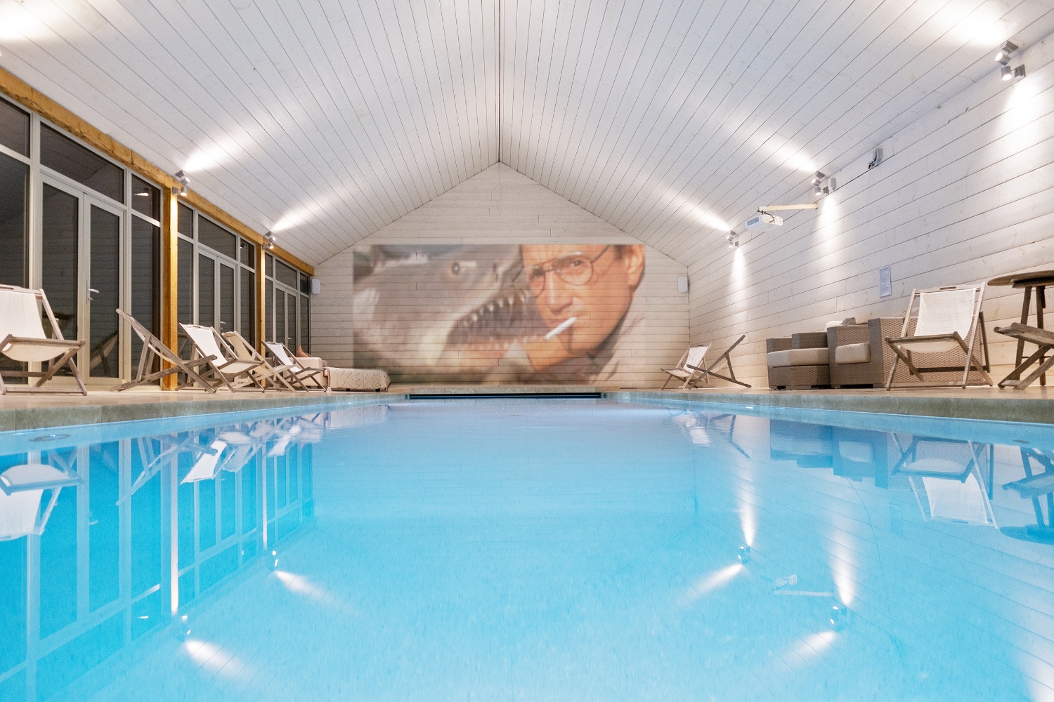 15 metre Swimming Pool with Projector