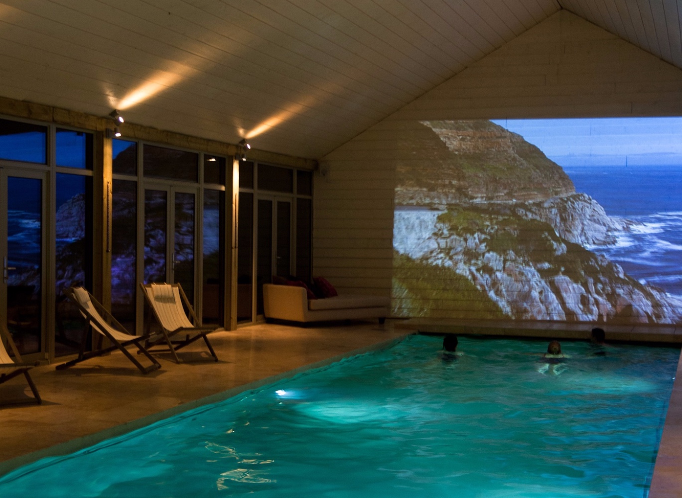 Swimming while Watching a Movie