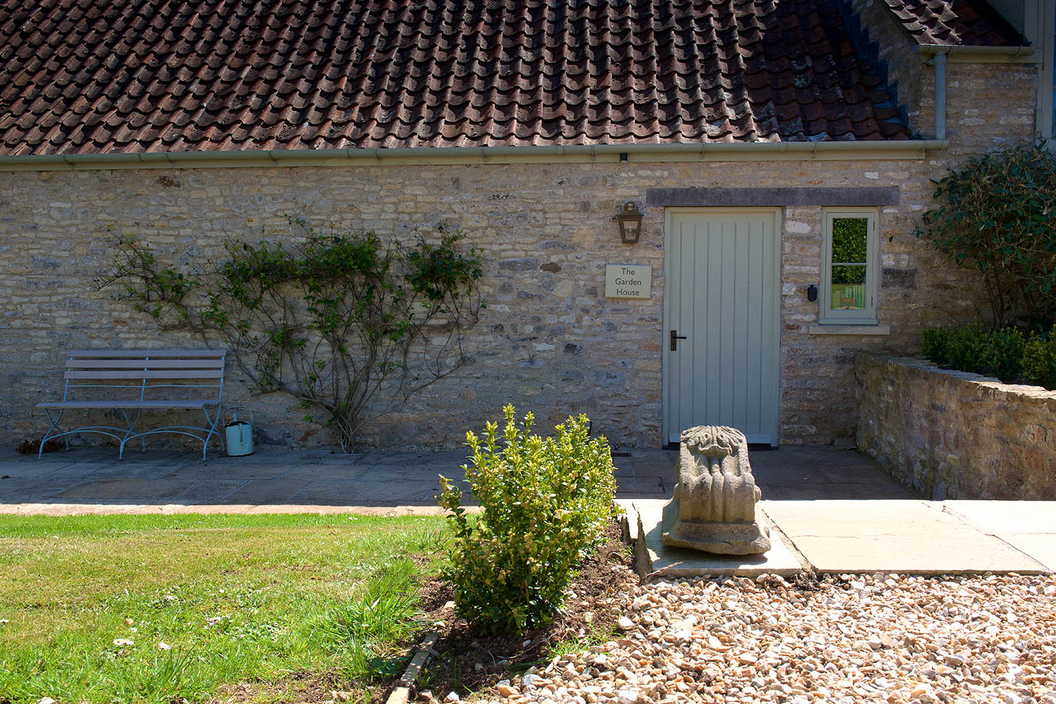 Image of the door of The Garden House