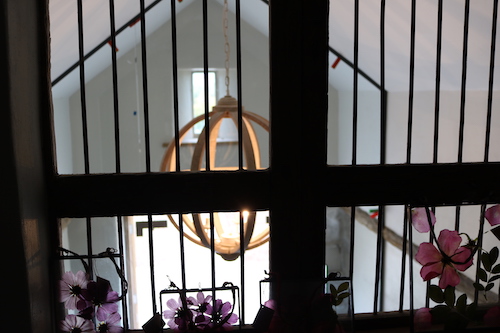 Image of the hallway from the stairs in Jack's Barn at Lilycombe Fram