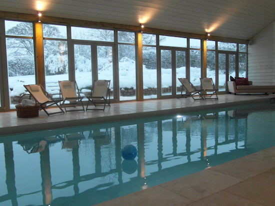 The pool is warm whatever the weather outside! The pool is warm whatever the weather outside!